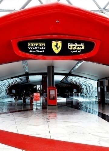 Welcome Pavillion-Ferrari World Yas Island