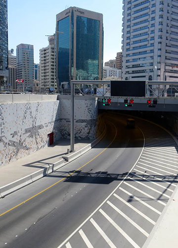 Abu Dhabi Sheikh Zayed Street Tunnel